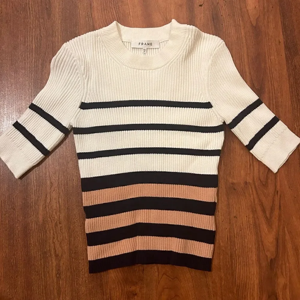Frame Cropped Sweater XS Brand new